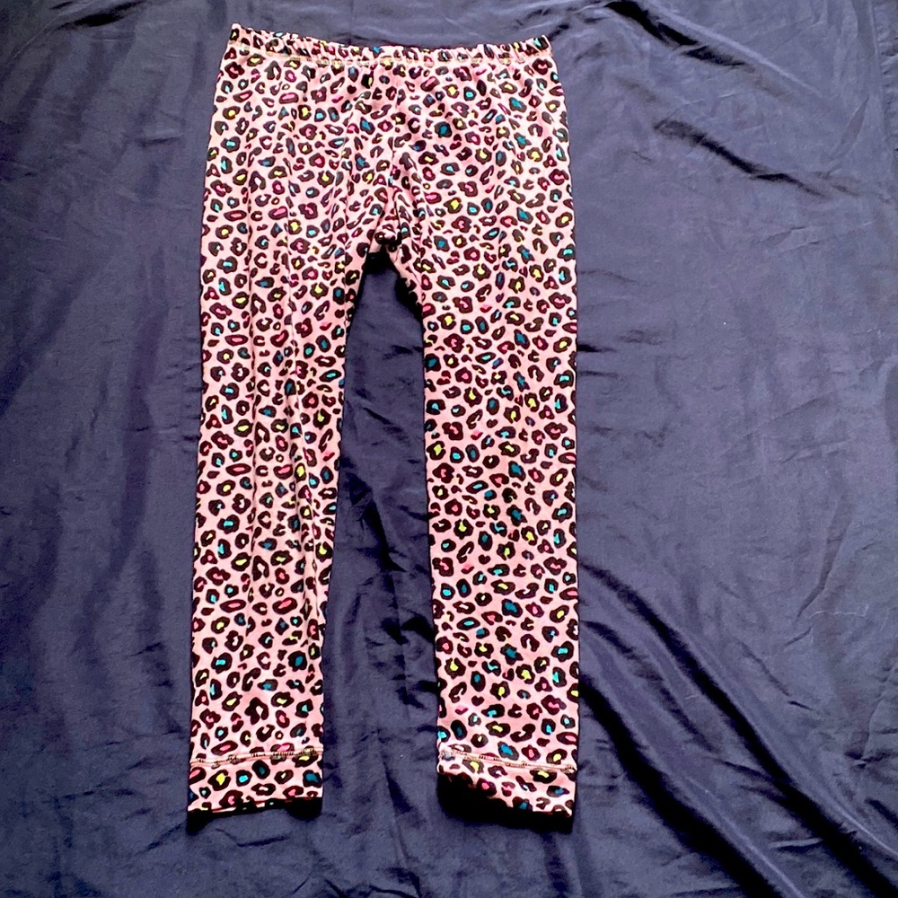 Girls cheetah print pajama bottoms